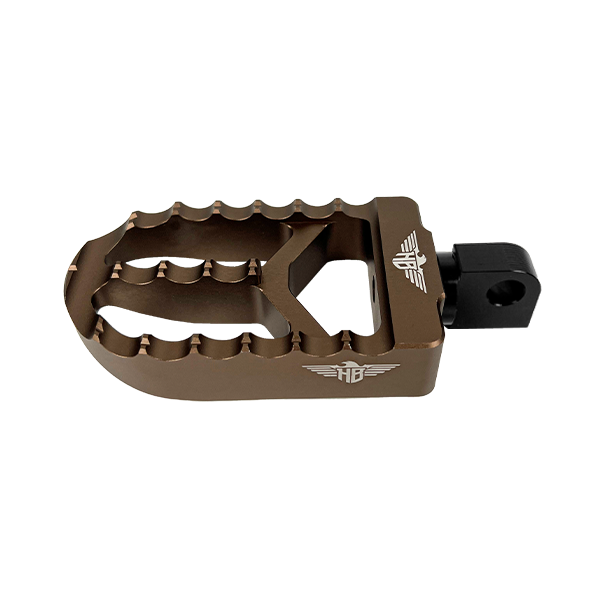 HEINZ BIKES FOOTPEGS MX V2 SOFTAIL M8 ST COLOUR