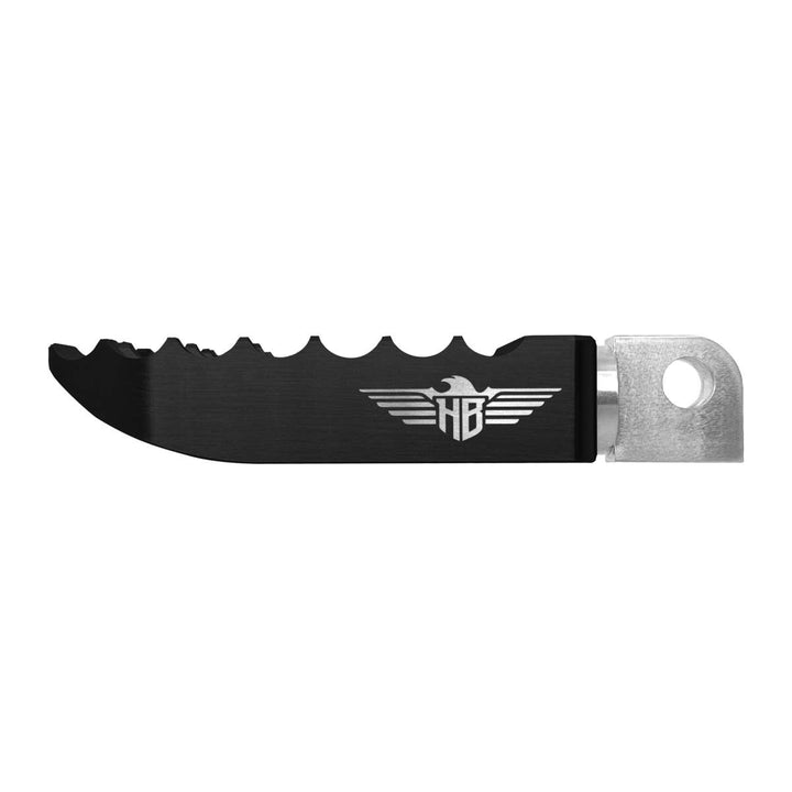 HEINZ BIKES FOOTPEGS MX V2 SOFTAIL  BLACK