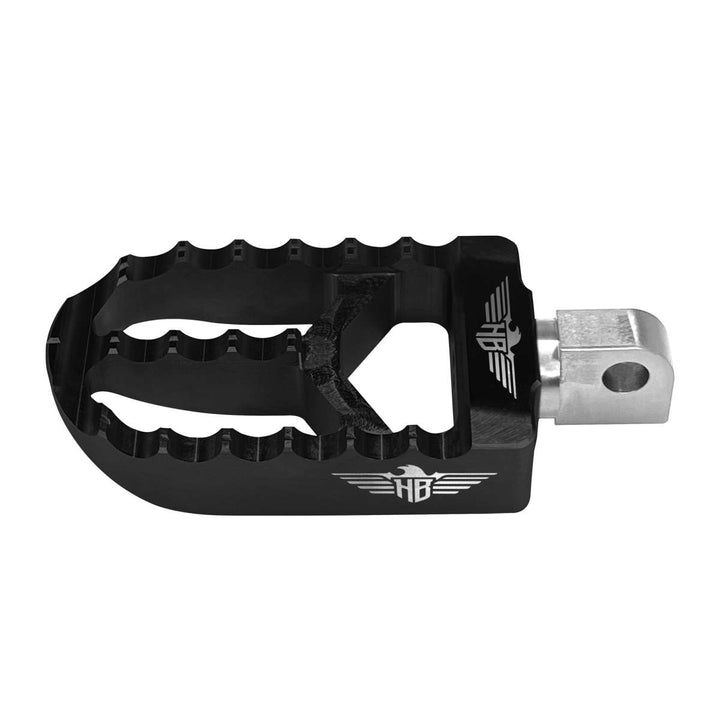 HEINZ BIKES FOOTPEGS MX V2 SOFTAIL  BLACK