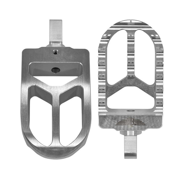 HEINZ BIKES FOOTPEGS MX V2 SOFTAIL DYNA XL BLACK