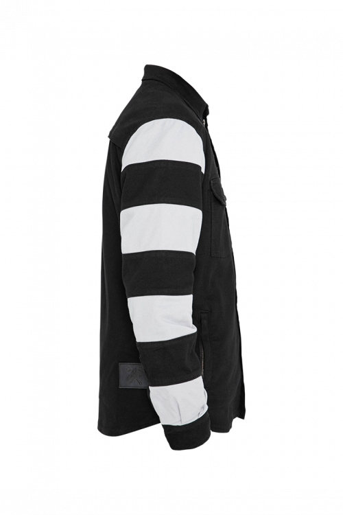 MOTOSHIRT PRISON BLACK/WHITE
