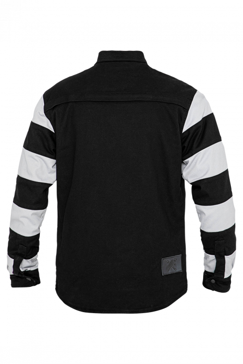 MOTOSHIRT PRISON BLACK/WHITE