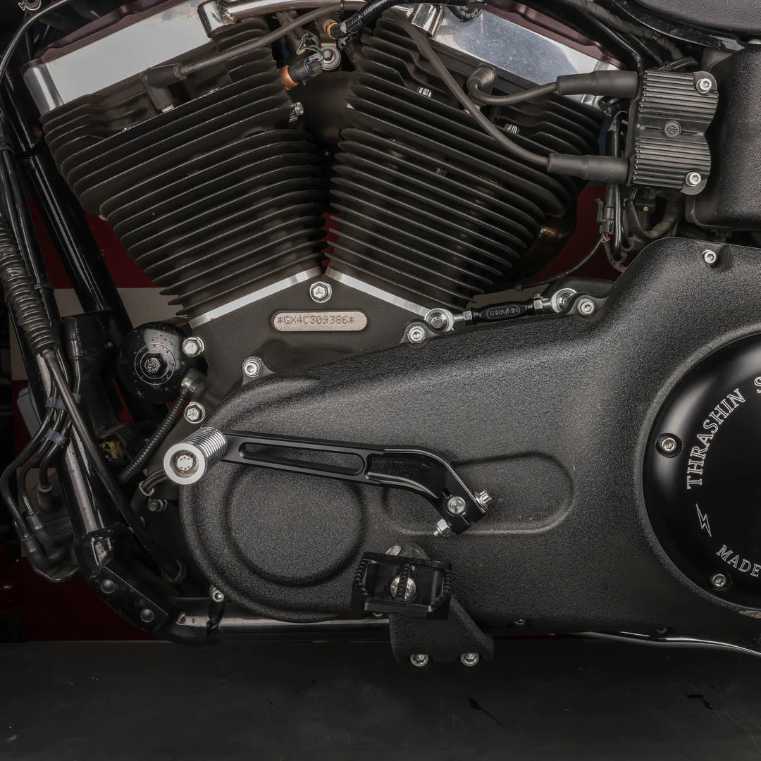 Thrashin Supply Co Shift Linkage - Dyna/Softail - Black