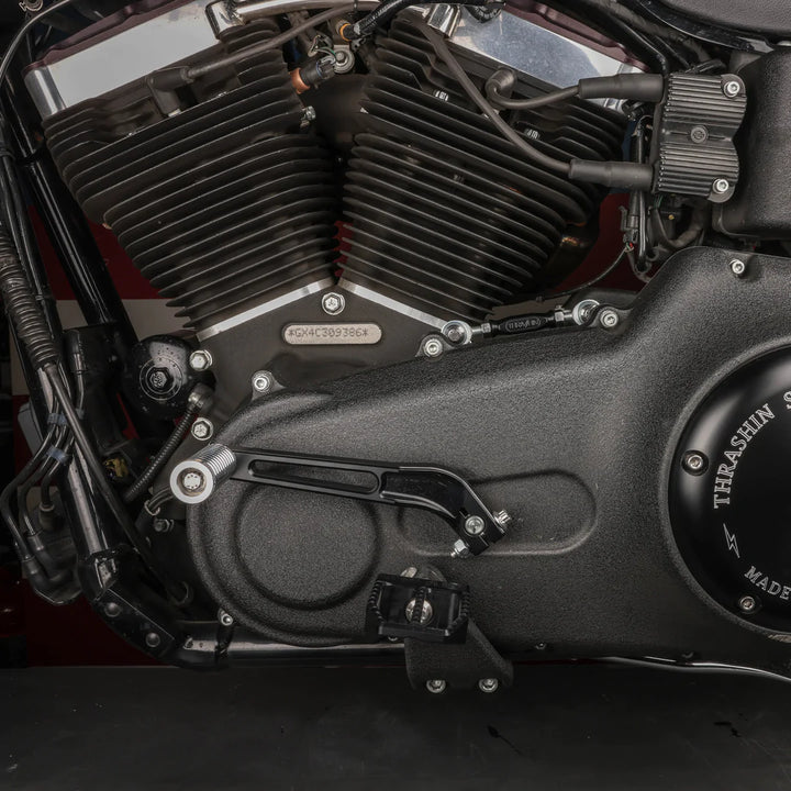 Thrashin Supply Co Shift Linkage - Dyna/Softail - Black