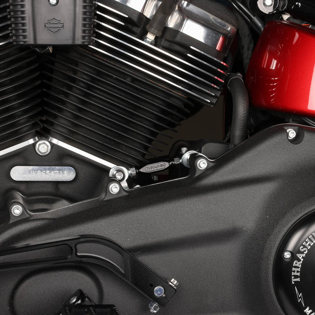 Thrashin Supply Co Shift Linkage - Dyna/Softail - Black