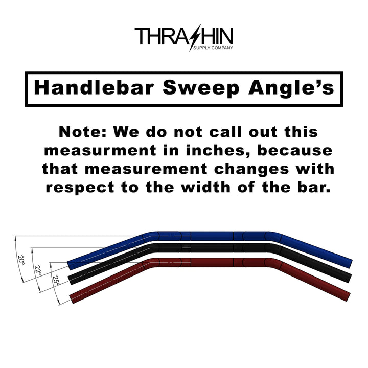 Thrashin  High Bend Bars - Black
